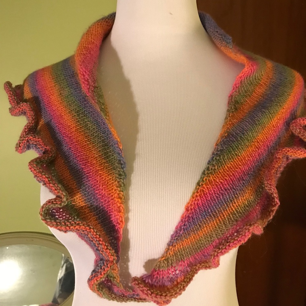 Hand Knit Scarf.